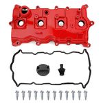 MITZONE Upgrade Aluminum Valve Cover Compatible with 2007-2013 Altima 2007-2012 Sentra SE-R 2.5L Part# 13264-JA00A Red