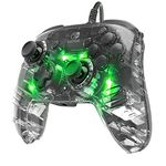 PDP Afterglow Deluxe+ LED Wired Gaming Controller - Licensed by Nintendo for Switch and OLED - RGB Hue Color Lights - See through Gamepad Controller - 3.5 mm Jack - Dual Vibration - Paddle Buttons