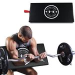 Fitlaya Fitness Preacher Curl Pad Barbell & Dumbbell Bicep Curl Support Isolator Home Gym Equipment for Arms Bodybuilding