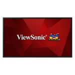 ViewSonic CDE4320 43 Inch 4K UHD Wireless Presentation Display with Integrated Quad Core Processor, 24/7 Operation Rating 16GB Storage Screen Sharing RJ45 or Wi-Fi HDMI DVI VGA, No Base Stand, Black