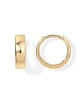 PAVOI 14K Gold Plated Sterling Silver Post Huggie Earrings | Small Hoop Earrings |Gold Earrings for Women, 18K Gold Vermeil, No Gemstone