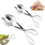 2 PACK Buffet Tongs,Stainless Steel