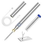 ELMCONFIG Cordless Soldering Iron Kit 1000mah USB Wireless Electric Soldering Gun Pen, Portable and Rechargeable for Home Appliance Repair, Electronic Components， DIY