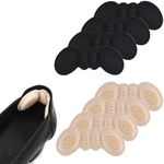 4 Pairs Foam Heel Pads for Shoes, Heel Insert for Shoes Too Big Anti Slip Cushion Grip for Loose High Heels Comfort Protector Liners for Women Men Back of Heel Fillers from Prevent Slipping Blisters