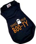 Shake Your Boo-ty Halloween Dog Shirt | Halloween Dog Costume (M 10-15 lbs)