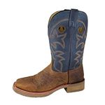 Smoky Mountain Men's Parker Boot, Brown/Navy, 10.5