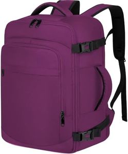 ENZOSUM Borse da Cabina per Ryanair 40x20x25 Bagaglio a Mano Zaino Borsa Zaino da Viaggio Il Sedile Zaino per Ryanair Bagaglio a Mano per Donna Uomo Viaggio Zaino Travel Viaggio Casual Daypack,Viola