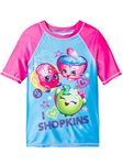 Shopkins girls Rash Guard Swimwear Top 43591 Spk Love