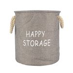 HOKIPO® Foldable Multi Storage Bin/Laundry Hamper, 41-Litre (Medium)