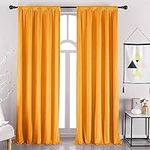 nanbowang Orange Velvet Curtains 12