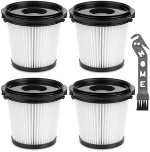 4 Pack IW3611UKT Hand Vac Pre-Motor Filters for Shark Detect Pro Cordless Vacuum Cleaner Auto-Empty System IW1511UK IW3510UK IW3611UKT IW1111 IW3511