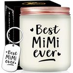 Best Mimi Ever Gifts - Mimi Gifts for Grandma - Birthday, Mothers Day, Christmas, Thanksgiving Gifts for Mimi New Nana Grandma Gigi - Funny Lavender Scented Candle