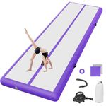 Inflatable Tumbling Gym Mat 10cm/20cm high 3M/4M/5M/6M/7M/8M/9M/10M/11M/12M Inflatable Air Gymnastics Mat Training Mats Gymnastics tumbling mat with Air Pump