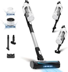 LEVOIT Aspiradora sin Cable, Antienredos para Mascotas, Autonomía de 12-50min, 4 en 1 Aspirador con Batería Extraíble, 99,9% de Filtración, Aspiradora Escoba para Alfombras, Suelos Duros, Coches