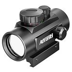 Afranti 1x40mm Premium Tactical Reflex Red or Green Dot Sight Riflescope Fit for 20mm Mount Rails with Flip-up Lens Covers Caps