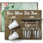 THYGIFTREE Mom Birthday Gifts from Daughter Son, Fun Mom Birthday Presents Cool New Mom Gifts, Unique Gifts for Mother Bonus Mom Stepmom, Mugs Glasses Not Inc