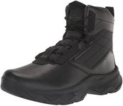 Under Armour Men's Stellar G2 6" Side Zip Lace Up Boot Military and Tactical, Black, 10