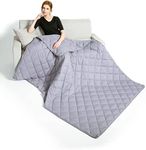 Qusleep Diamond Weighted Blanket - Calm, Sleep Better Relax Naturally. Multiple Sizes Adult Kids (Grey, 60‘’80‘’- 15LB)