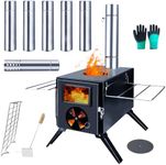 Fitinhot Camp Wood Stove, Tent Wood