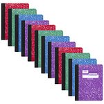 Mead Composition Book 12-Pack: 100 sheets, wide ruled, assorted colors (09918)