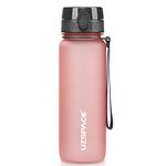 UZSPACE Sports Water Bottle 500ml/800ml/1L/1.5L, BPA Free Tritan Leakproof Reusable Water Bottles With Strainer for Adults Kids School Gym Running Outdoor