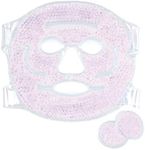 Cooling face mask & Eye Pads - Cool Gel Face Pack - Hot/Cold Therapy Sinusitis Treatment - Soothing Ice Relaxation Decongestant - Migraine | Inflammation | Puffy Eyes | Headache | Hangover | Dry Eyes