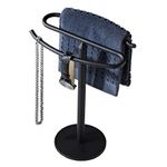 Matte Black Hand Towel Holder Stand, Free-Standing Towel Rack, SUS304 Stainless Steel Towel Bar Rack Stand, Tower Bar for Bathroom Kitchen Vanity Countertop…