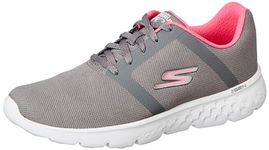 Skechers Womens Go Run 400 Charcoal/HOT Pink Running Shoe - 5 UK (8 US) (896167ID-CCHP)