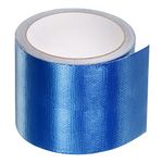 sourcing map Tarpaulin Repair Tape, 3.15" x24.6ft Waterproof Rip Stop Patch and Tent Repair Tape for Tear Resistant Tent Greenhouse, Blue