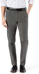 Dockers Men's Straight Fit Workday Khaki Smart 360 Flex Pants (Regular and Big & Tall), Storm Grey-Tapered, 50W x 32L