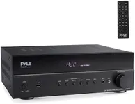 Pyle 5.2 Channel Hi-Fi Home Theater Receiver - 1000W MAX Wireless BT Surround Sound Stereo Amplifier System with 4k Ultra HD Support, MP3/USB/DAC/FM Radio, Ideal for Immersive Home Audio Experience