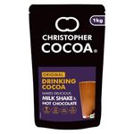 Christopher Cocoa, Drinking Chocolate Cocoa Powder, Dark No Sugar, 1kg