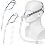 2 Pack Replacement Tube Frame Assembly for AirFit P10, Tube Frame Kit with Headgear Compatible with Resmed, Great Value New Version Tube Frame Kit Supplied by Medihealer (No Cushion)