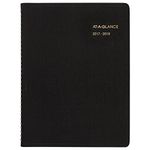 AT-A-GLANCE Academic Appointment Weekly Book/Planner, July 2017 - August 2018, 8-1/4" x 10-7/8", Black (7095705)