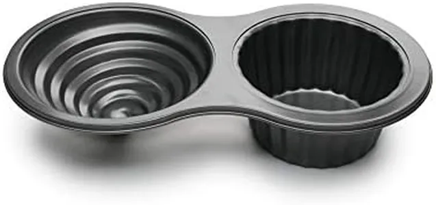 Fox Run Giant Cupcake Pan, Non-Stick Carbon Steel, 8 x 15.5 x 3.25 inches