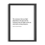 ETEKNIC Arnold Schwarzenegger Inspirational Quotes Wall Art Gym Posters Motivational Gifts For Men Woman Gym Lovers Home Décor Unframed Bodybuilding Prints A6 A5 A4 A3 (A4 (210x297mm))