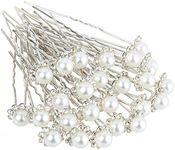 H&S 40 Wedding Pearl Hair Pins Brid