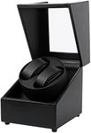 Kalawen Watch Winder for Rolex, Automatic Watch Winder, Double Watch Winder with Japanese Quiet Motor AC Adapter for Men's and Women's Watches