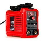 NAIMP Small Welder Machine, Mini Portable ARC Welder, Digital LED Display, 220V MMA Welding Inverter Gasless Tool, Included Electrode Holder,Work Clamp, Input Power Adapter Cable and Brush.