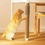 Navaris Cat Scratcher and Brush Table Leg Protector - Sisal Scratching Mat for Furniture Protection - Robust Cat Accessories to Protect Furniture - Scratch Pad for Indoor Cats