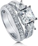 BERRICLE Rhodium Plated Sterling Si