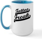 CafePress Tattoo Freak Large Mug 15 oz (444 ml) Ceramic Coffee Mug