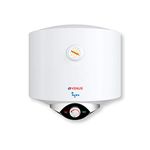 VENUS Audra 06AV 06-Litre 3000W (White) Water Heater | Porcelain Enamelled Glass Lined Tank | BEE Star Rating - 5 Stars, ISI | Free Flexible Hose | Guarantee -7 Years on Inner Tank.