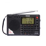 TECSUN PL-380 FM Stereo Portable Radio MW. SW. LW. DSP with ETM PLL World Band Radio Antenna LCD Display Receiver Black.