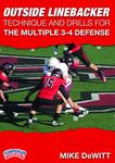 Championship Productions Mike Dewitt: Outside Linebacker Technique and Drills for The Multiple 3-4 Defense DVD