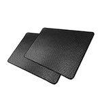 2 Pack Anti slip Car Dash Sticky Pads, Heat Resistant Non-Slip Mats, Dashboard Holder (27x 15 cm), Slide Proof, For Phone Keys Coins Holder,When Dusty, Wash and Reuse as New