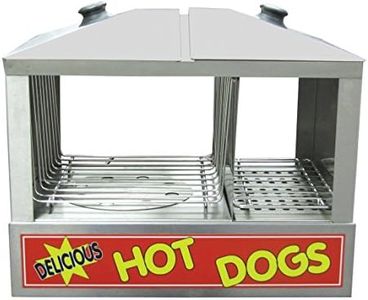 Adcraft HDS-1200W Hot Dog and Bun Steamer, Stainless Steel, 120v