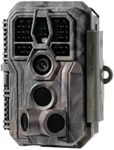 GardePro E5S Trail Camera (Non Cellular, Non WiFi), 64MP 1296p HD Video, Game Cameras 100ft Night Vision Motion Activated with Ultra Fast 0.1s Motion Activated Waterproof for Deer Wildlife Rodent Cam