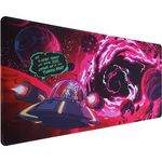 Xcosmic Gaming Mouse Pad, 900 x 400 mm Large Mouse Mat, Anime Mouse Pad, XXL Mouse Mat,Large Size Desk Mat,Personalized Design Extended Desk Pad for Gaming Office Home(UK14 x neonrik)