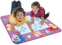 Aquadoodle Peppa Pig Water Doodle Mat, Official Tomy No Mess Colouring and Drawing Game, Suitable for Toddlers and Children - Boys and Girls 18 Months, 2, 3, 4+ Year Olds